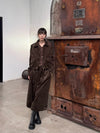 INTO THE EAST 25 Autumn/Winter Dark Moss Green V-Neck Corduroy Vest/Tapered Casual Pants ITE-E1DGAW040GR20PT-LV (E1DGAW032GR20VE)